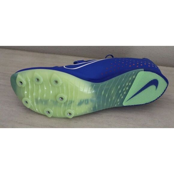 Nike CT0079-400 Men's 12.5 Women's 14 Blue Air Zoom Elite Long Jump Track Spikes - Picture 3 of 13